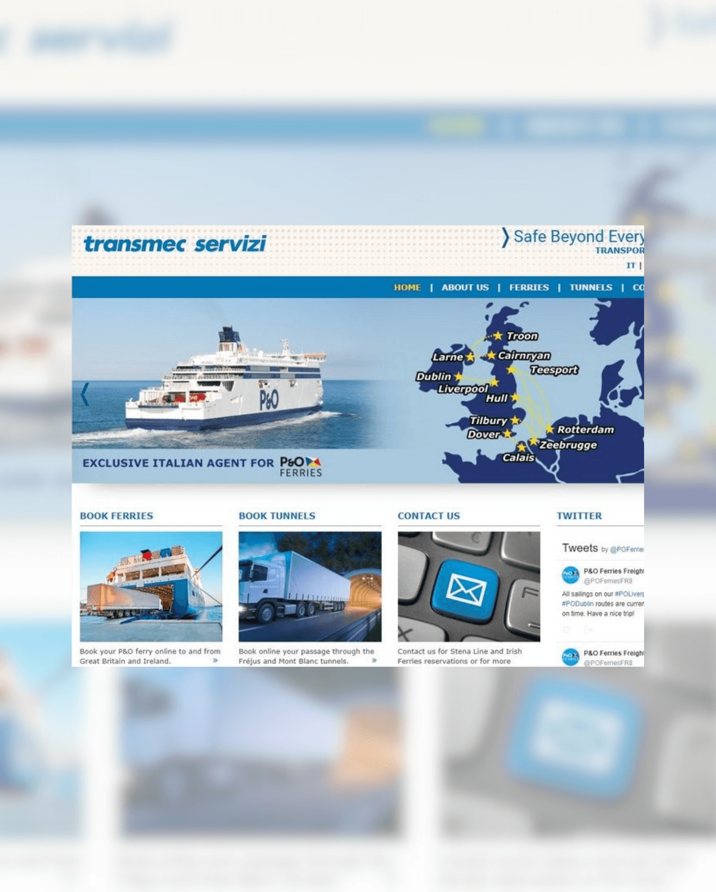 Nuovo sito web per Transmec Servizi - Transmec Group